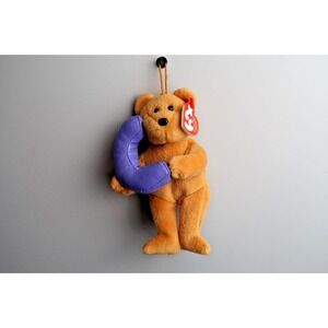 TY Alphabet Beanie Baby - Letter C Bear | Wear on C | Mint Tags | Vintage